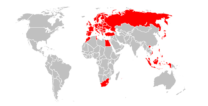 Implantation de Valmeat dans plus de trente pays